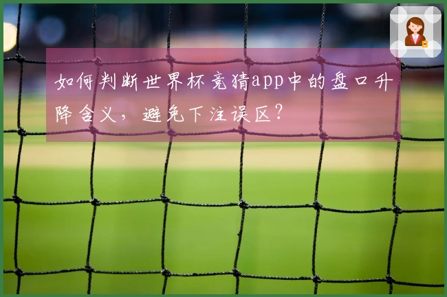 如何判断世界杯竞猜app中的盘口升降含义，避免下注误区？