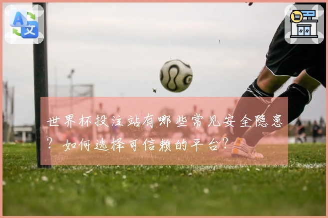 世界杯投注站有哪些常见安全隐患？如何选择可信赖的平台？