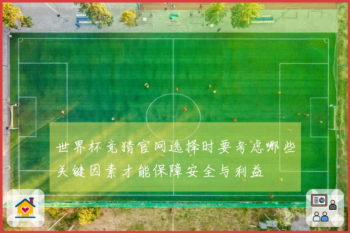 世界杯竞猜官网选择时要考虑哪些关键因素才能保障安全与利益